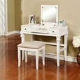 thumbnail image 2 of Riverbay Furniture Ensemble de Coiffeuse Blanc (2 Pcs), 2 of 2