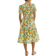 Split Neck Tiered Maxi Dress