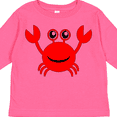 thumbnail image 4 of Inktastic Cute Red Crab Boys or Girls Long Sleeve Toddler T-Shirt, 4 of 5