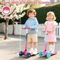 thumbnail image 4 of KORIMEFA 3 Wheel Scooters for Kids, Kick Scooter for Toddlers 2-5 Years Old, Boys Girls Scooter with Light Up Wheels, 4 of 15