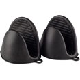 thumbnail image 1 of Agarradera de silicona gruesa para horno - Mini manopla resistente al calor para horno - Hornear, cocinar, asar - Color negro, 1 of 5