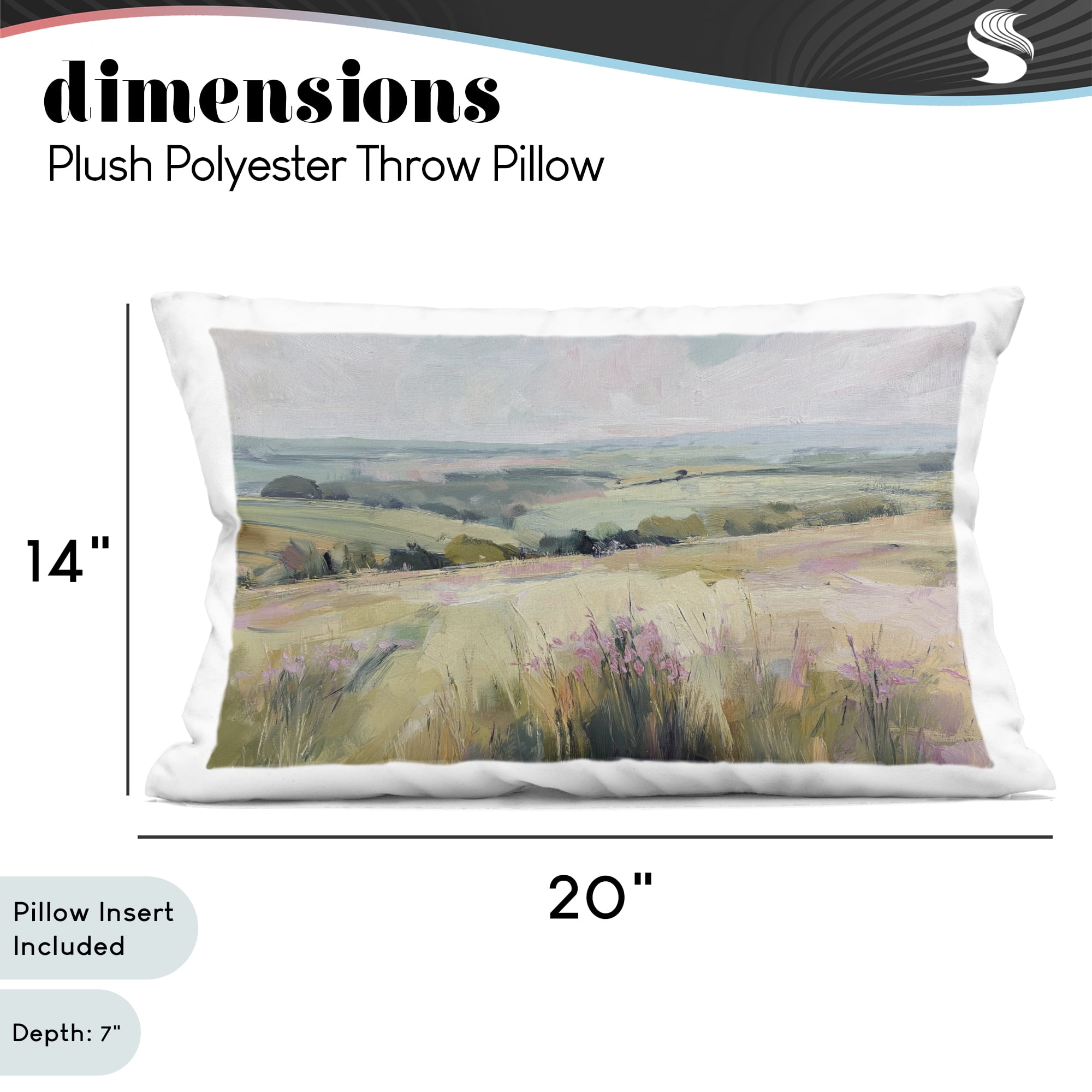Stupell Industries Summer Meadow Viewpoint Decorative Printed Throw Pillow, design by Svetlana Aleynikova