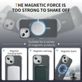 thumbnail image 5 of Magnetic Stand for iPhone 14 Case Compatible with MagSafe, [Military Grade Drop Tested][Built in Lens Folded Kickstand] Shockproof Protective Anti-Fingerprint Slim Matte Case,Gray, 5 of 8
