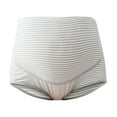 thumbnail image 2 of HUPOM Girls Underwear Underwear High Waist Leisure Tie Maternity Waist Gray 2XL, 2 of 4