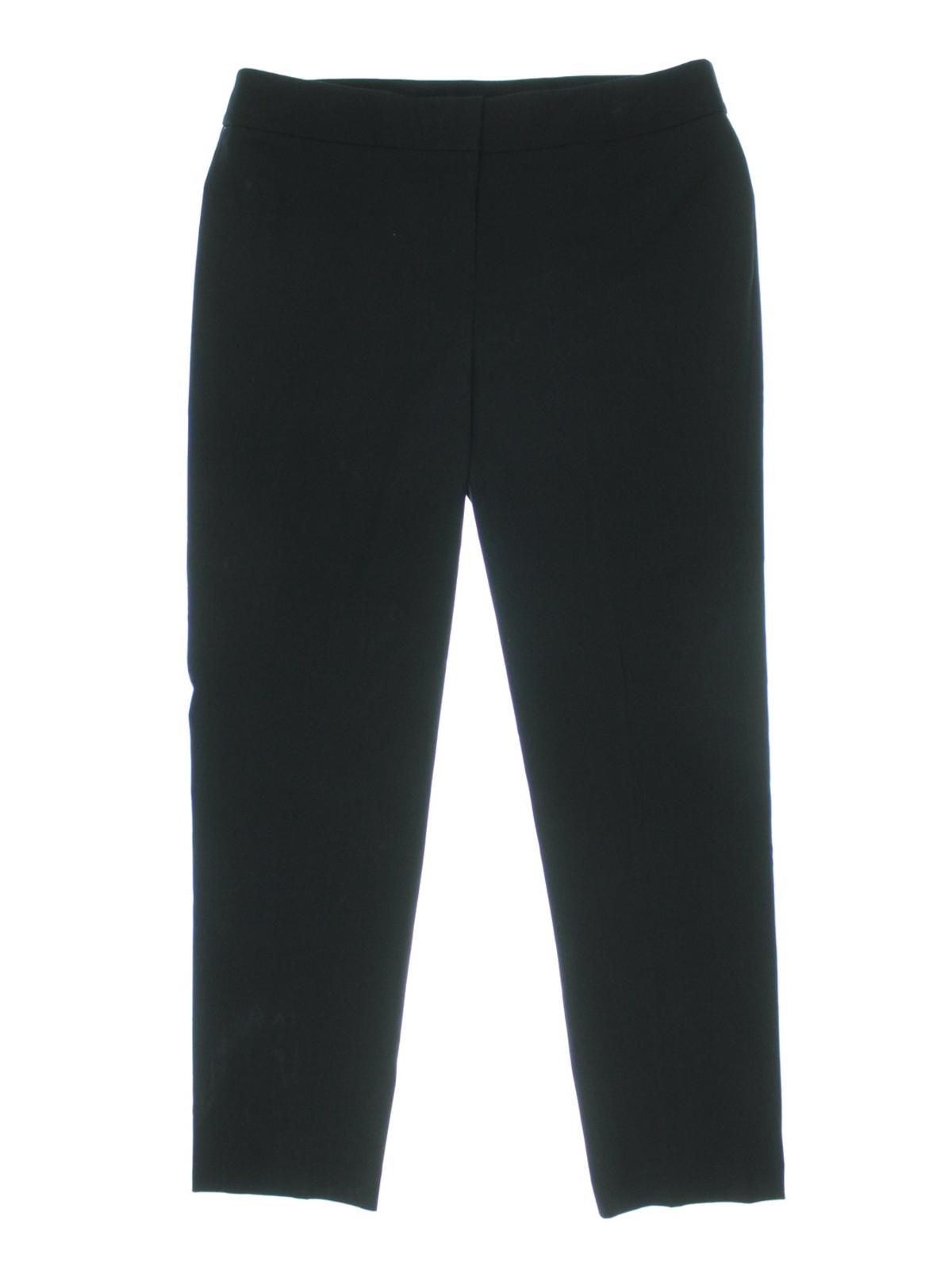 Nine West Womens The Skinny Pant Flat Front Skinny Dress Pants Black 8