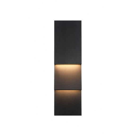 Eurofase 49242-027 Nanton 2-Light 19 in. Sand Black Outdoor Wall Sconce