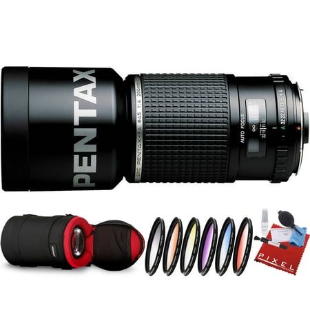 Pentax smc FA 645 200mm f/4 IF Lens with Heavy Duty Lens Case and Creative Filter