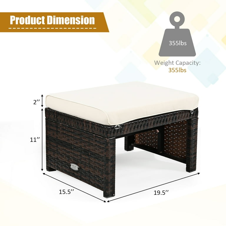 Metal garden footstool new arrivals
