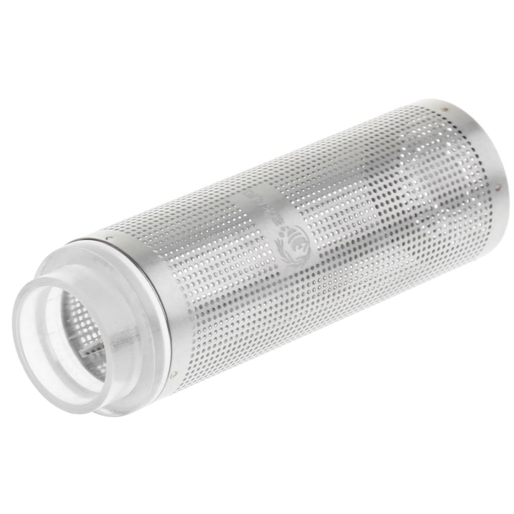 Aquarium 16mm Stainless Steel Filter Mesh Intake Guards Strainer for