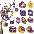 thumbnail image 1 of Ramadan Mubarak Hanging Decorations 10 Pcs For Eid Al-fitr Party, 1 of 2