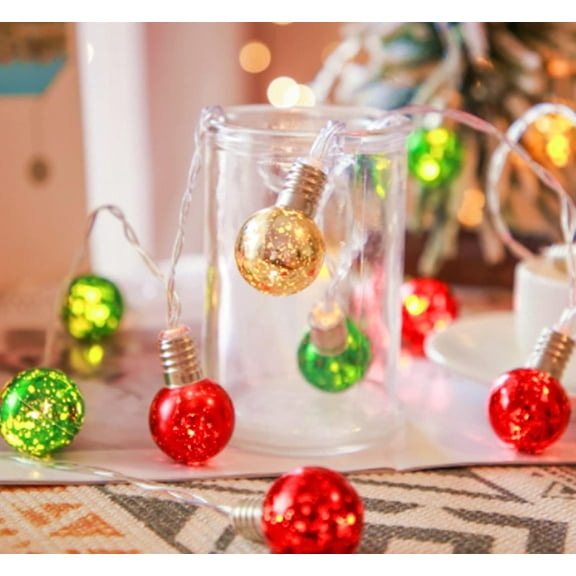 LINLIN Christmas String Lights, 3M 20LED Christmas Snowman Lights Battery Powered Christmas Festival Decor for for Christmas Window Shop Decoration