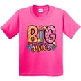 thumbnail image 3 of Inktastic Big Sister Flower and Hearts Youth T-Shirt, 3 of 5