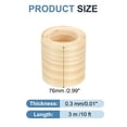 thumbnail image 2 of Banda de Bisel Uxcell, Cinta de Chapa de Madera Pre-pegada Flexible para Madera Contrachapada con Adhesivo de Fusión en Caliente para Muebles Pino 2.99" x 10 pies, 2 of 7