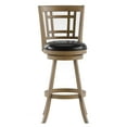 thumbnail image 2 of Furniture of America Hillcrest Wood 29-in Swivel Barstool, Maple, 2 of 6