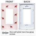 thumbnail image 3 of Yayeee Rocker Switch Wall Plate 1-Gang 4.6"x2.9" Home Decorative Outlet Cover, Abstract Elephant Pattern, 3 of 6