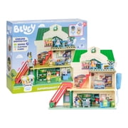 Bluey Supermarket Playset, 3 Different Levels with Exclusive Bluey and Bingo Figures. 24 Sounds and 15+ Play Pieces Plus Fun Intercom, Ages 3+
