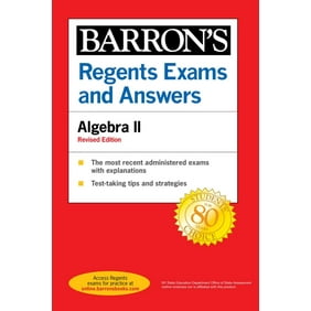 Barron's Regents NY: Regents Exams and Answers: Algebra II Revised Edition (Paperback)