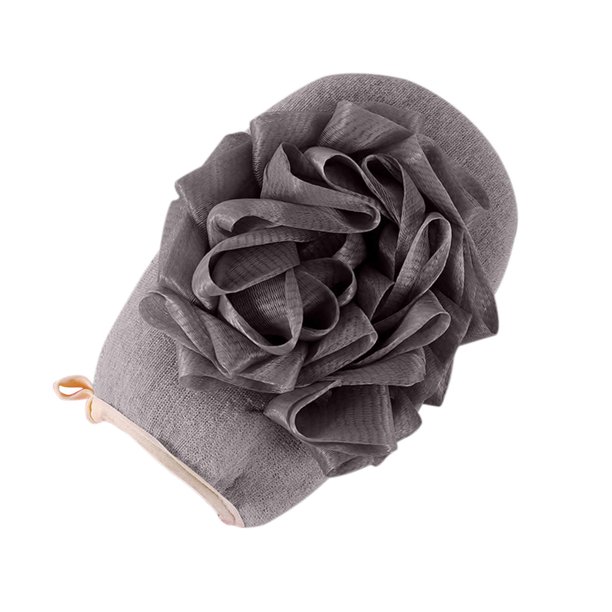 Fiudx Ofertas de la semana Toalla de baño con flores Toalla de baño dos en uno Guante de baño suave Artefacto para frotar la espalda Toalla de baño Arena fina Toalla de baño de doble cara