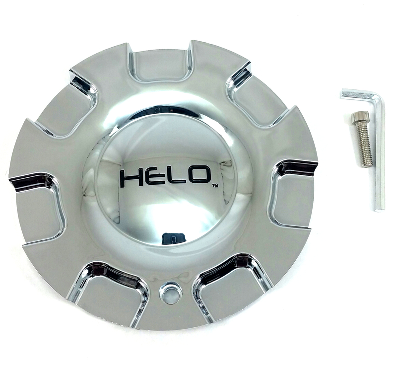 Helo Chrome Wheel Center Hub Cap 6" BoltIn for 5x110 HE884