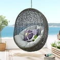 thumbnail image 7 of Modway Hide Outdoor Patio Swing Chair With Stand in Gray, 7 of 7