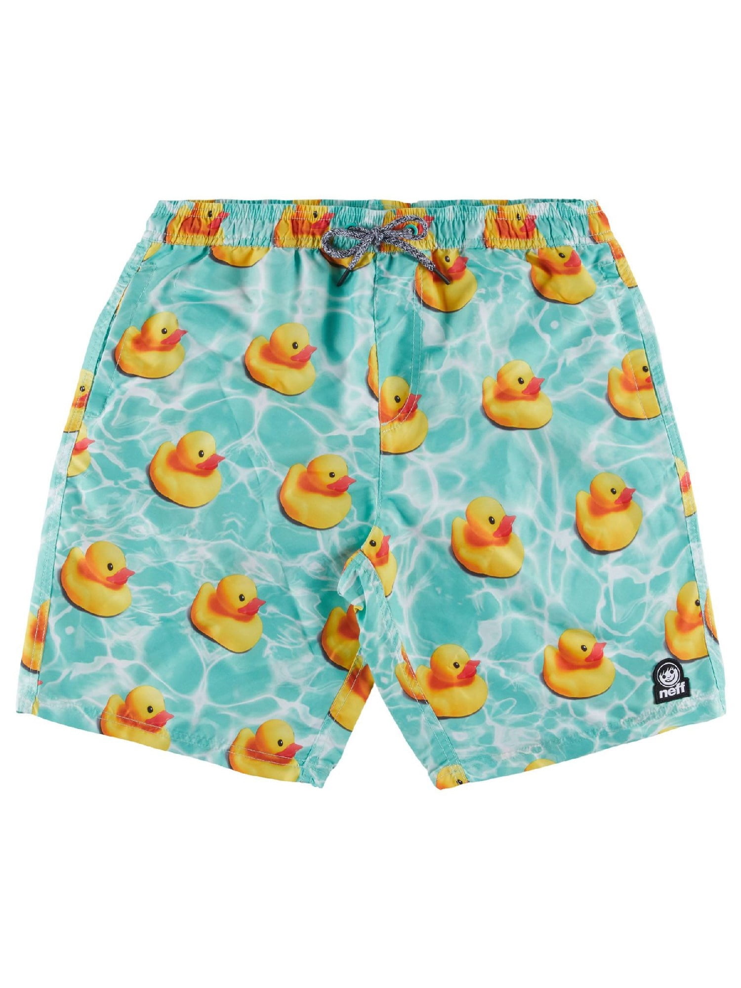 NEFF Mens Ducky Hot Tub Swim Surf Shorts 