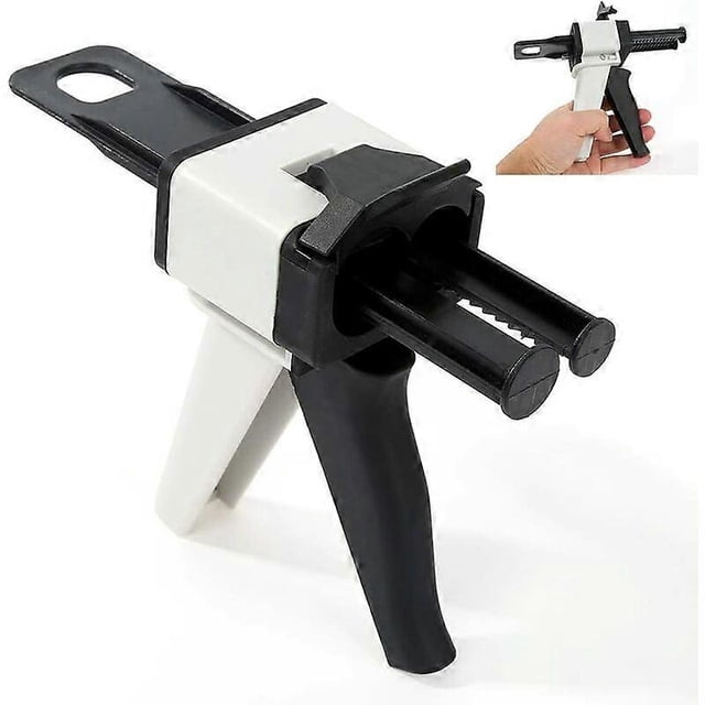 50ml Epoxiharts Dispenser - Statisk Mixermunstycke - 1:1/2:1 Förhållande - Manuell Applikatorpistol (50ml som på bilden)