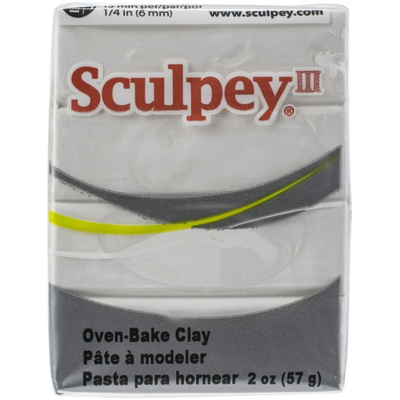 Sculpey Iii Polymer Clay 2Oz-White