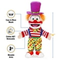 thumbnail image 3 of 14" Clown, Hand Puppet, 3 of 5