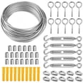 thumbnail image 1 of Stainless Steel Hanging Rope Kit, 50M Wire Cable, Climbing Plant Training Kit, Wire Cable for Stair Railings - 5, AAFGVC, 1 of 5