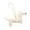 Beige, variant on Perfect Gift Double Sided 3D Dachshund PU Leather Keychain Charm for Pet Lovers to Personalize Keys and Bags