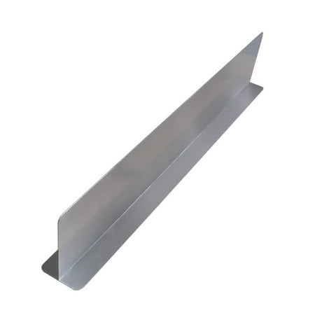 

LzerLyh Metal Case Dividers Shelf Dividers Stainless Steel T-Shape - 30 L x 3 W x 5 H