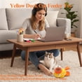 thumbnail image 2 of ABPETE Yellow Duck Cat Feeder Toy, Little Yellow Duck Cat Toy Treat Feeder, 2-in-1 Interactive Cat Toy & Slow Feeder, Cat Dog Treat Dispenser with Button (1pcs), 2 of 6