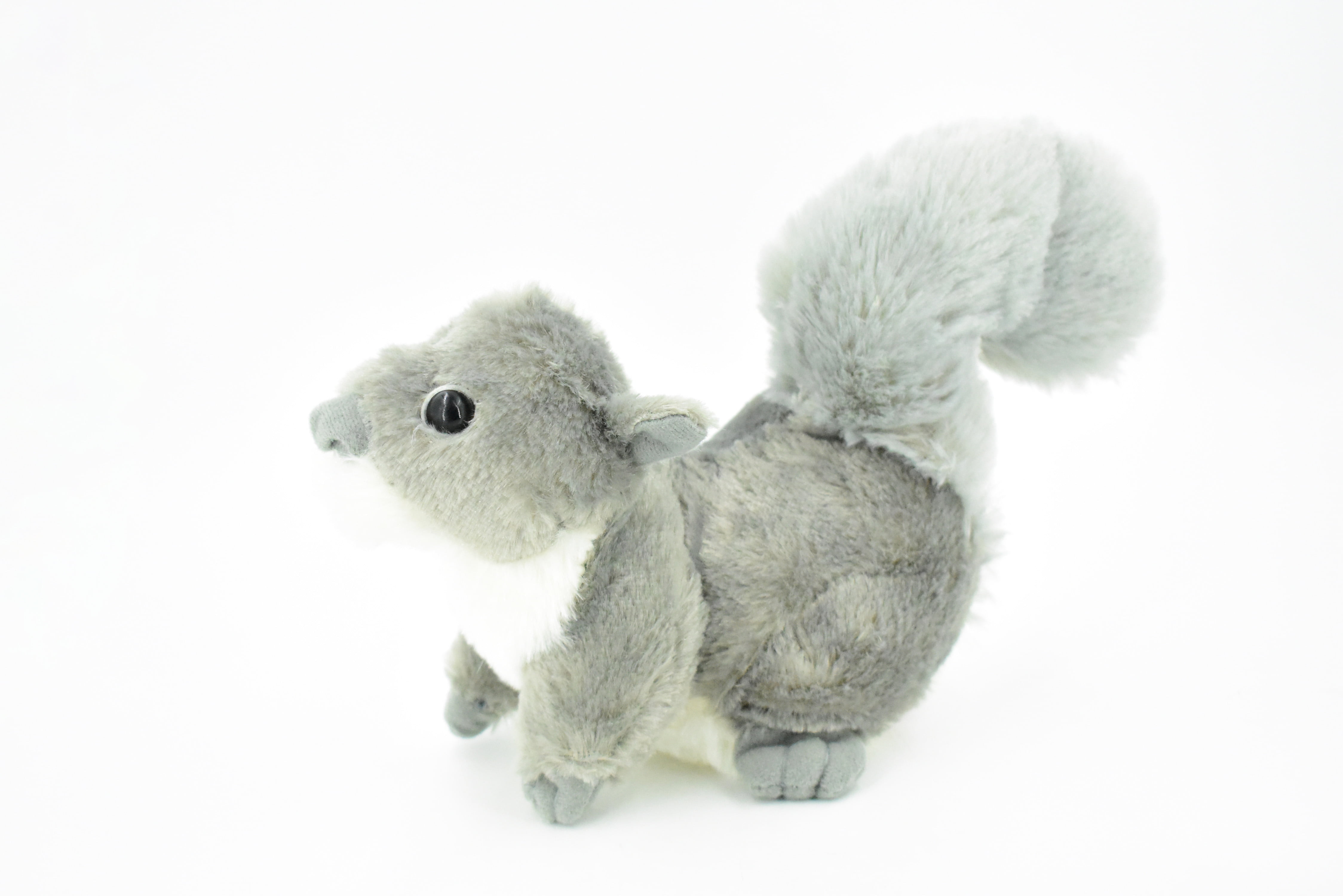 Grey squirrel soft toy sale