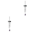 thumbnail image 1 of Youkk Exquisite Wind Chimes With Intricate For Refined Look Multiple Styles And Colors Wind Chime Pendant black 2Set, 1 of 6
