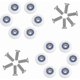 thumbnail image 4 of Shower Door Caster Shower Door Casters Shower Door Caster Wheels Replacement Casters Shower Door Caster Caster For Shower Door With Screws,23mm Ty, 4 of 5