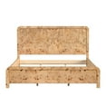 thumbnail image 3 of Beaumont Lane Transitional King Burl Wood Panel Bed in Natural, 3 of 8