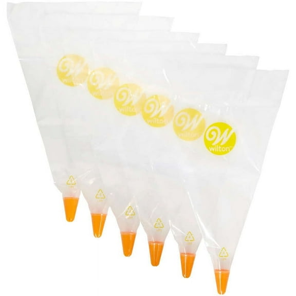 Wilton All-In-One Decorating Bag With Drop Flower Tip-#2D