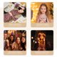 thumbnail image 4 of Houderco 30Ud Barbas Falsas Para Disfraz Cosplay De Fiesta Colores Surtidos Material Seguro, 4 of 6