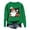 Green, variant on Halloween Sweatshirt for Women Hoodless Sweatshirt Oversized Crewneck Long Sleeve Pullover for Women Cozy Sweatshirt Green L
