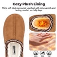 thumbnail image 4 of BERANMEY Cozy Platform Fuzzy Slippers for Women and Men Short Ankle Slippers with Anti-Slip Sole Lined with Warm Furry Perfect for Indoor & Outdoor Use, 4 of 10