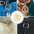 thumbnail image 2 of SHISUYAN 10pcs Metal Flat Key Rings Split Circles DIY Key Chain Making Rings, 2 of 8