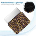 thumbnail image 2 of FORMRS 15-15.6 inch Laptop Sleeve Case Soft Carrying Quilted Computer Bag Cover, Purple Leopard Print, 2 of 7