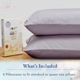 thumbnail image 3 of California Design Den 100% Cotton Pillowcases, Pillow Case Set of 2, Luxury 400 Thread Count Sateen Pillowcases, Match with Our 400 Thread Count Sheets, 3 of 8