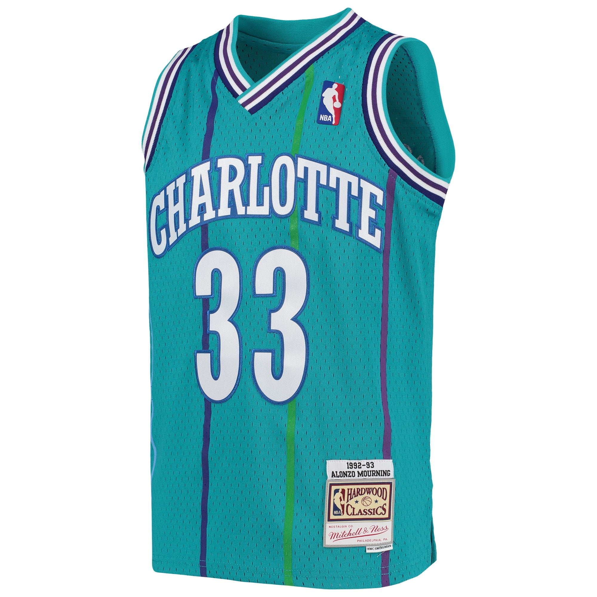 Mitchell & Ness Alonzo Mourning 1992-93 Authentic Jersey Charlotte Hornets