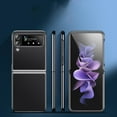 thumbnail image 2 of Electroplated Case for Samsung Galaxy Z Flip 4 6.7 Inch, Slim Thin Non-Slip Wear-Resistant Phone Case, Lightweight Shockproof Silky Folding Cover for Samsung Galaxy Z Flip 4,Black, 2 of 7