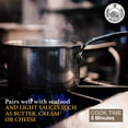 thumbnail image 6 of Morelli Black Squid Ink Pasta Calamari - Nero di Seppia Imported Pasta from Italy - 250g, 6 of 7