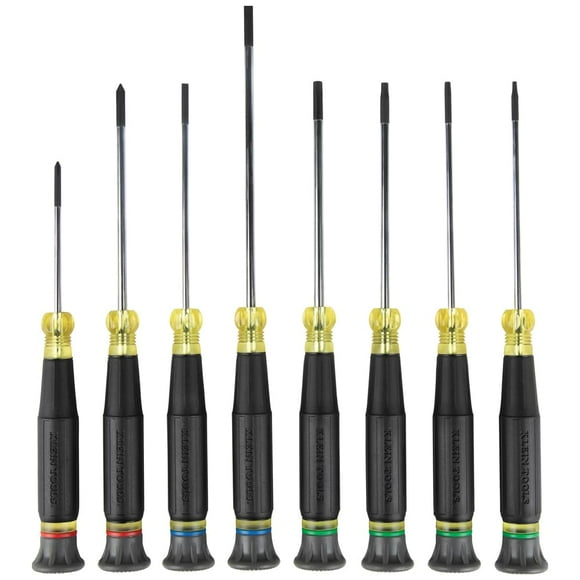 Juego de destornilladores Klein Tools 85617 Mini Precision de 8 piezas