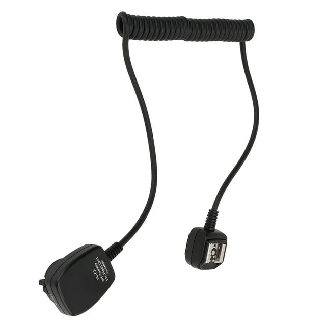 Cable Speedlite Fuera De La Cámara, Orificio Para Tornillo De 1/4 Pulg. Cable De Resorte Flexible Zapata Caliente Cable De Extensión De Flash Botón De Bloqueo Para Flash