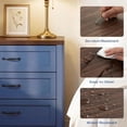 thumbnail image 4 of LAZZO Set of 2 Nightstands, Blue Small Bedside Table with 3 Drawers for Bedroom, 4 of 8