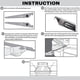 thumbnail image 2 of Cateissary Relleno de huecos para lados de cocina, cubierta de hueco de encimera de estufa de acero inoxidable, relleno de huecos de Metal, 2 Hardware, 2 of 6